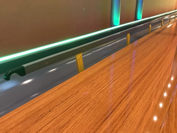 mini bowling alley lane